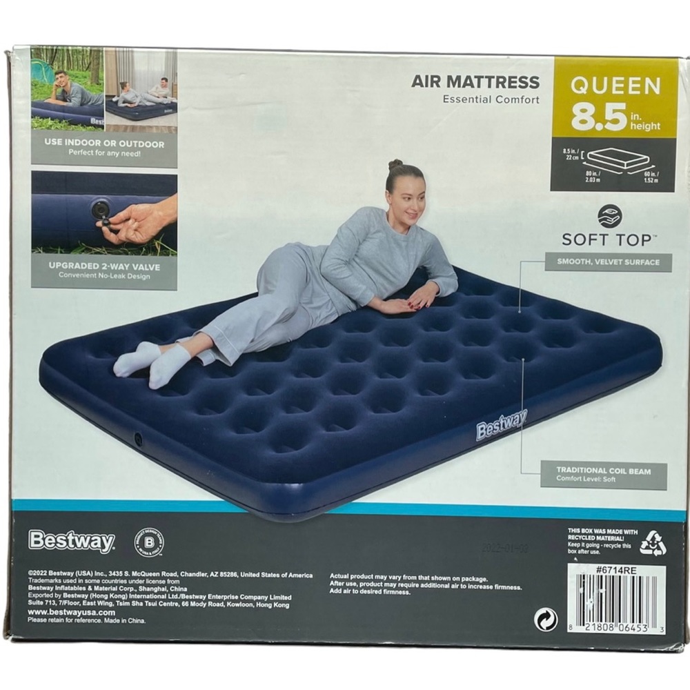 🆕 Bestway | Queen Comfort Air Mattress